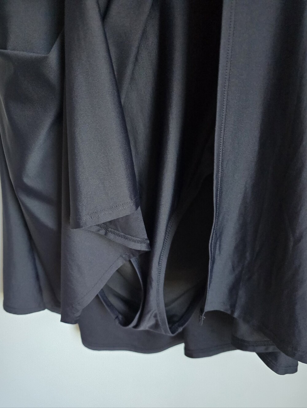 J. Crew NEW Black Halter Wrap Swim Dress One Piece Swimsuit SZ 10 Resort Beach - Picture 5 of 8